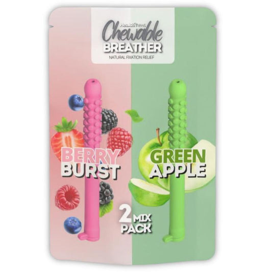 Chewable Breather Aromatherapy Fixation Relief, Go-To Habit Replacement, Simple and Easy to Use, Made with Organic Essential Oil For a Bright Scented Experience