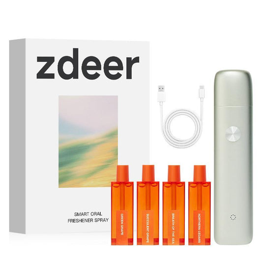 ZDEER Smart Electric Oral Spray, Breath Freshener, Rechargeable OralCare Mist, Fresh Breath for Men and Women, special Gift, Long Lasting Mint Flavour, Mist for Mouth ,Alcohol Free，Sucrosel Free  no water droplets  breath spray mouth  sprayer,  Classic
