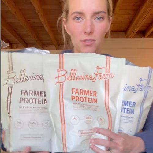 Farmer Protein Powder - Calf-First Sourced Bovine Colostrum, Collagen Peptides, Grass-Fed Whey, Hemp Protein, and Inulin Fiber