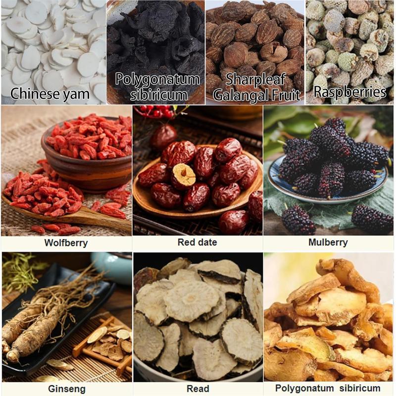 60 Cup Kidney Tea Formula Ginseng Five Treasure Tea, Combination Scented Tea, Herbal Health Beverage
