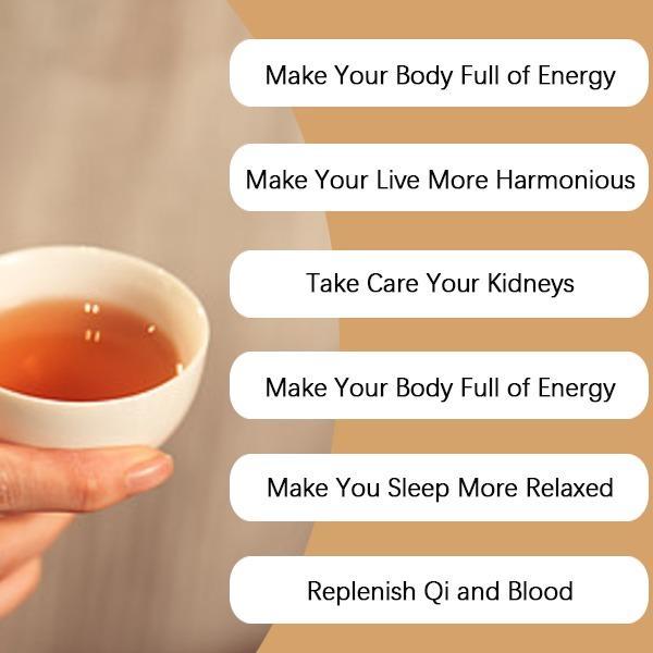 40 Cup Kidney Tea Formula Ginseng Five Treasure Tea, Combination Scented Tea, Herbal Health Beverage