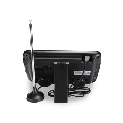 Emerson ET-7000 7" Portable Handheld Digital TV with Built-in Rechargeable Battery, HD Display, Multimedia Playback, USB/SD Card Support, and AC/DC Adapter | Compact TV for Home or Travel