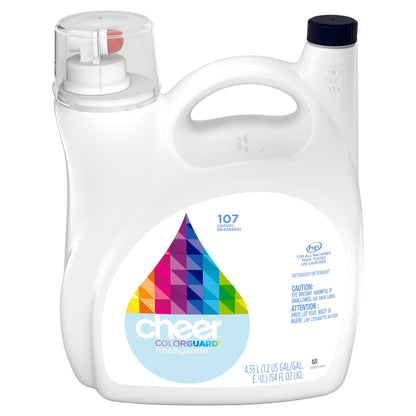 Cheer Free Liquid Laundry Detergent, 107 load, 154 fl oz